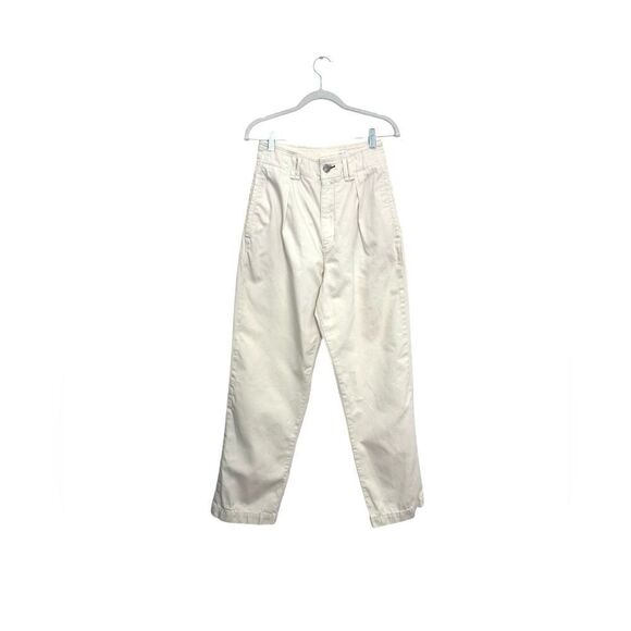 NEW Rag & bone High Rise Pleated Trousers in Ecru - Picture 12 of 16